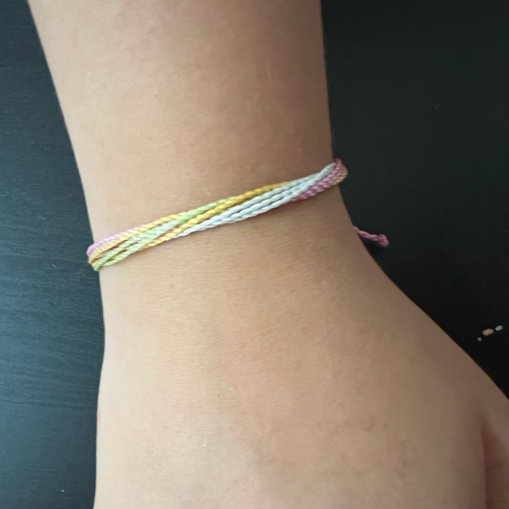 Pura Vida Pink and Yellow Multi-Strand Bracelet - Picture 5 of 6
